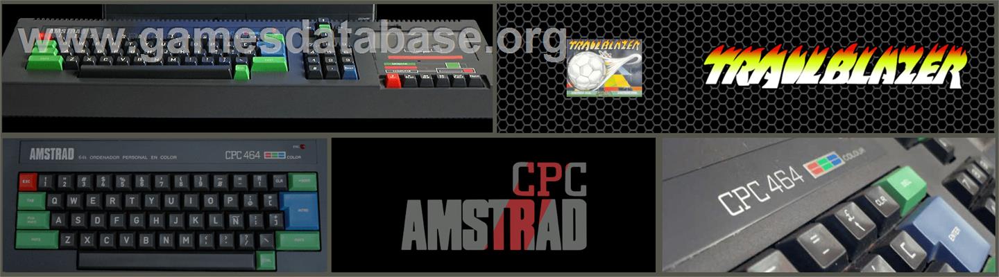 Trail Blazer - Amstrad CPC - Artwork - Marquee