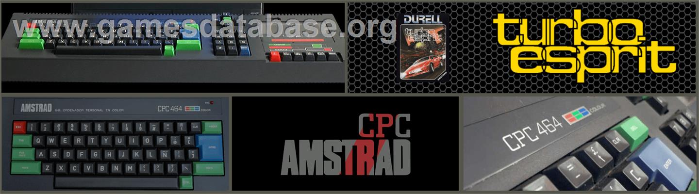 Turbo Esprit - Amstrad CPC - Artwork - Marquee