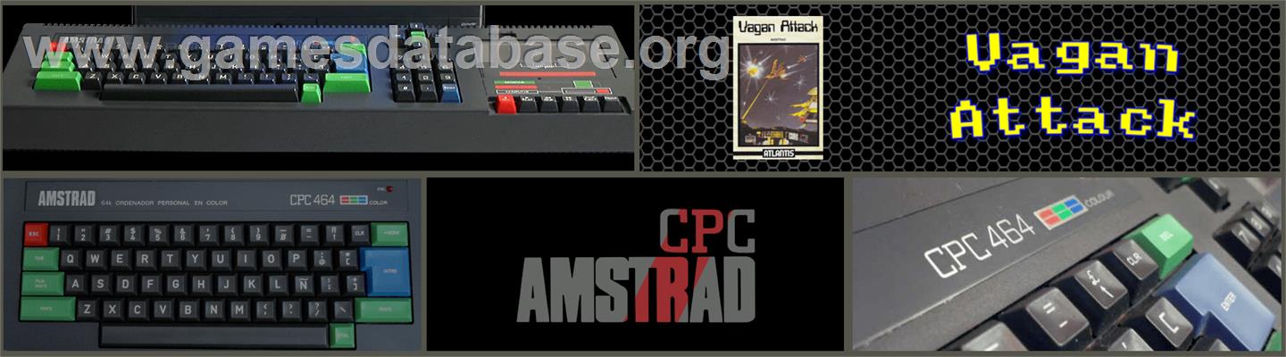 Vagan Attack - Amstrad CPC - Artwork - Marquee