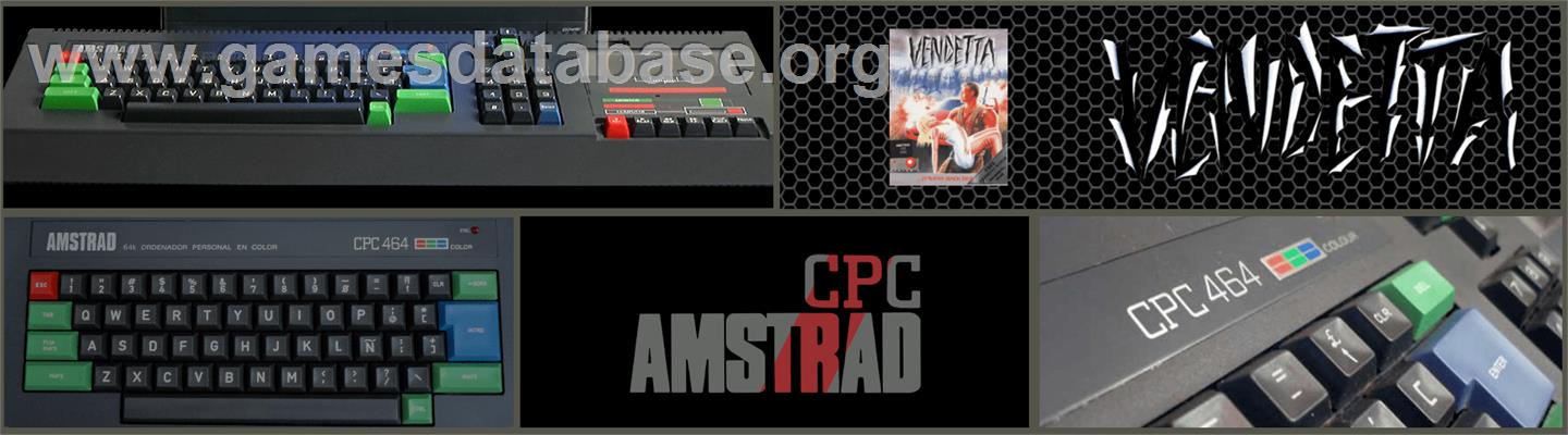 Vendetta - Amstrad CPC - Artwork - Marquee