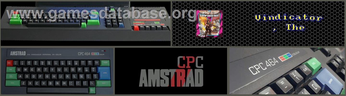 Vindicator, The - Amstrad CPC - Artwork - Marquee