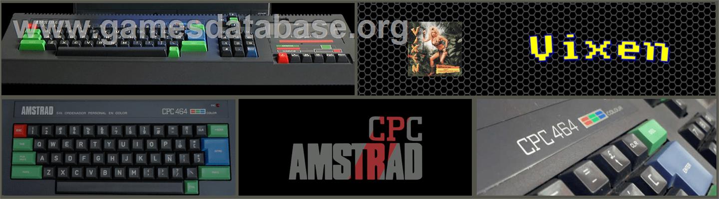Vixen - Amstrad CPC - Artwork - Marquee