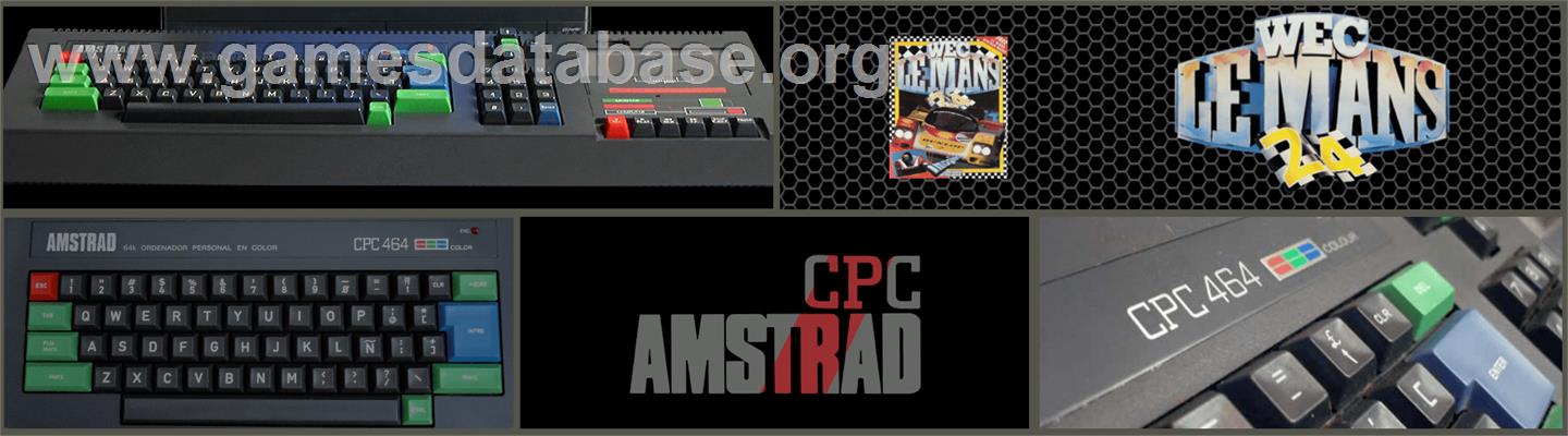 WEC Le Mans 24 - Amstrad CPC - Artwork - Marquee