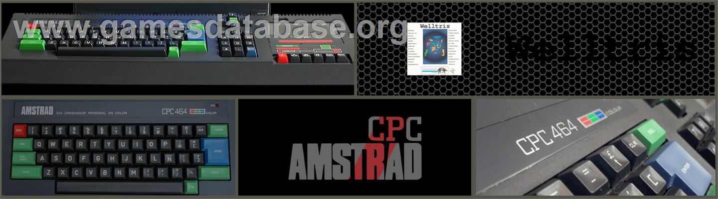 Welltris - Amstrad CPC - Artwork - Marquee