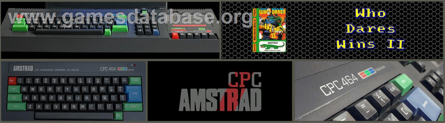 Who Dares Wins 2 - Amstrad CPC - Artwork - Marquee