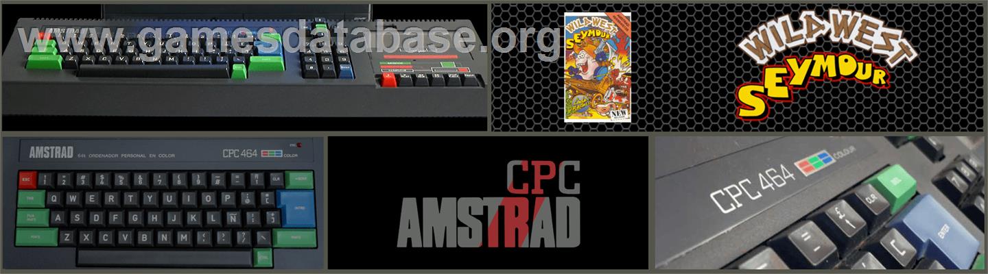Wild West Seymour - Amstrad CPC - Artwork - Marquee