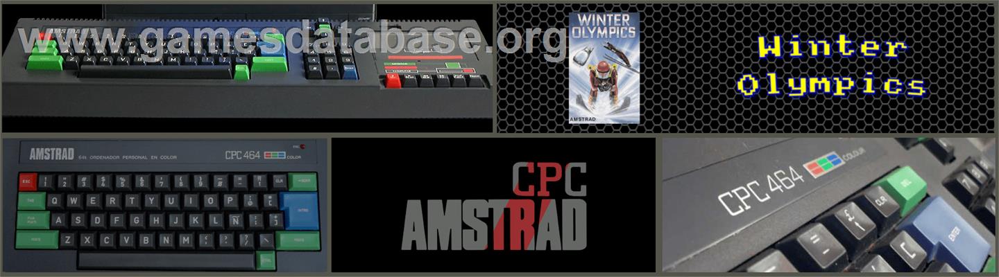 Winter Olympics - Amstrad CPC - Artwork - Marquee