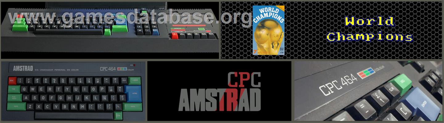 World Champions - Amstrad CPC - Artwork - Marquee
