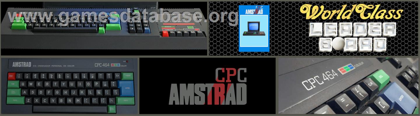 World Class Leaderboard - Amstrad CPC - Artwork - Marquee