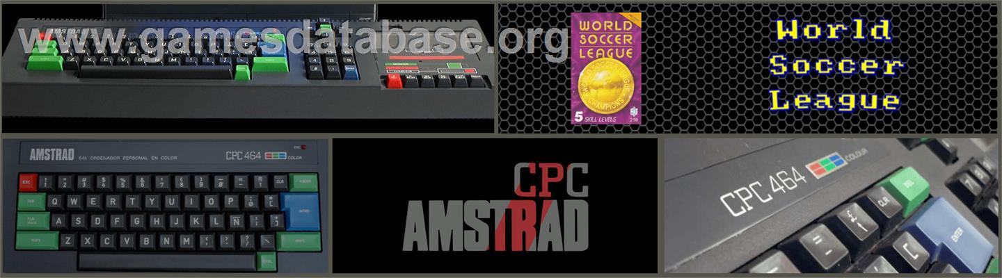 World Soccer League - Amstrad CPC - Artwork - Marquee