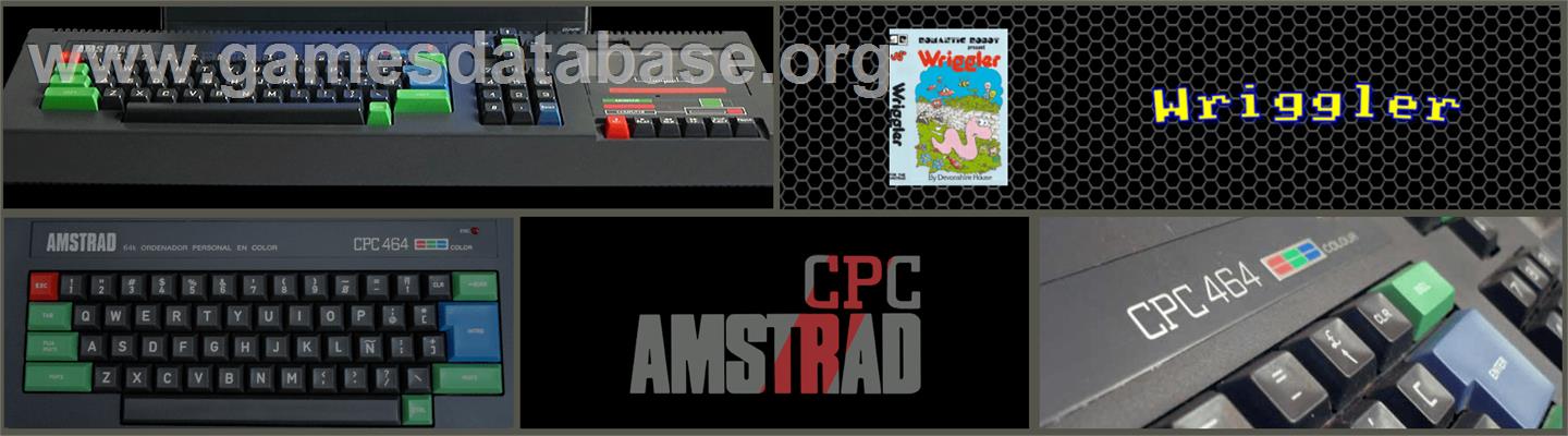 Wriggler - Amstrad CPC - Artwork - Marquee