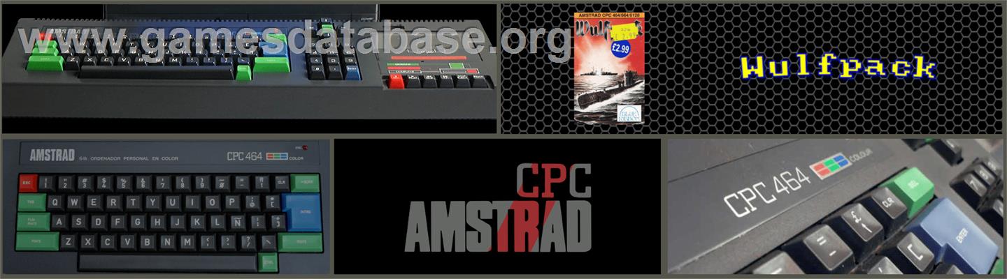 Wulfpack - Amstrad CPC - Artwork - Marquee