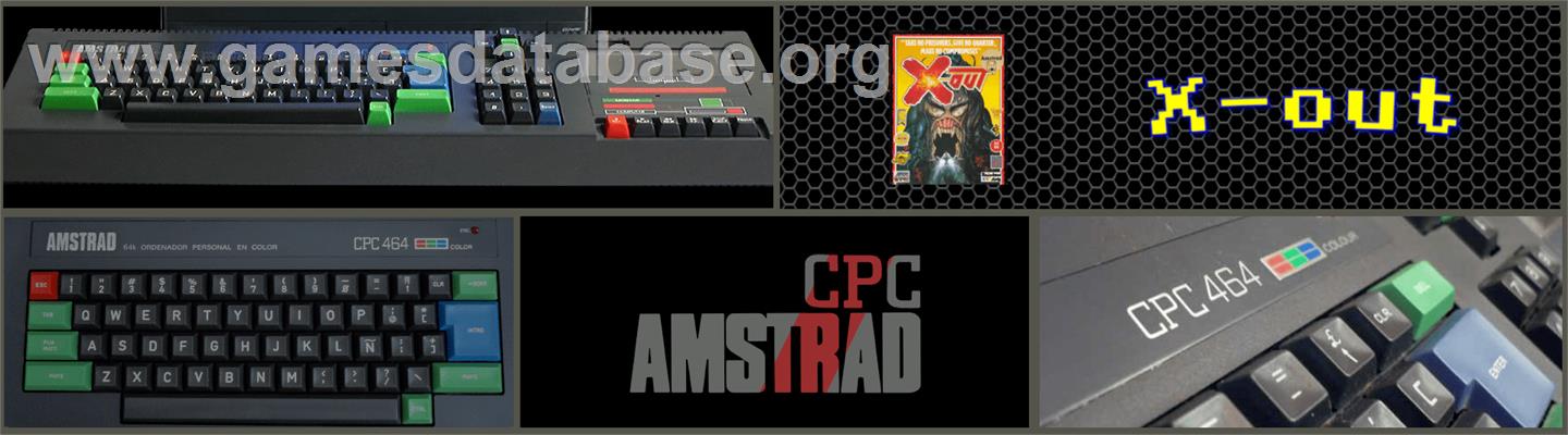X-Out - Amstrad CPC - Artwork - Marquee