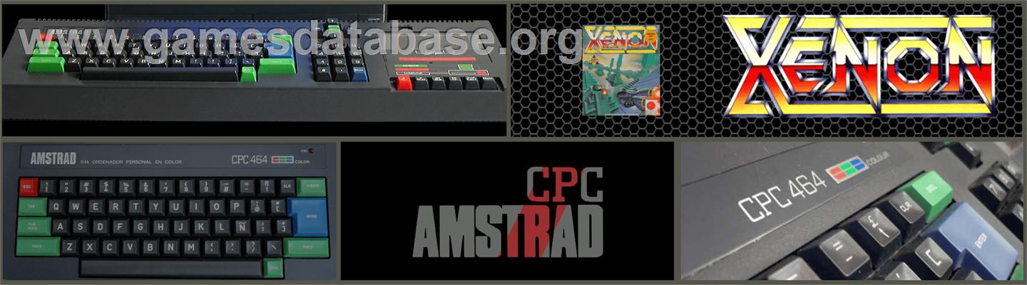 Xenon - Amstrad CPC - Artwork - Marquee