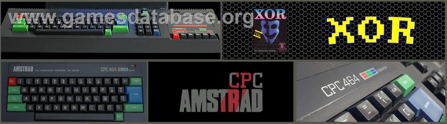 Xor - Amstrad CPC - Artwork - Marquee