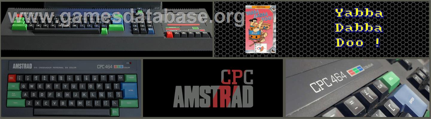 Yabba Dabba Doo! - Amstrad CPC - Artwork - Marquee