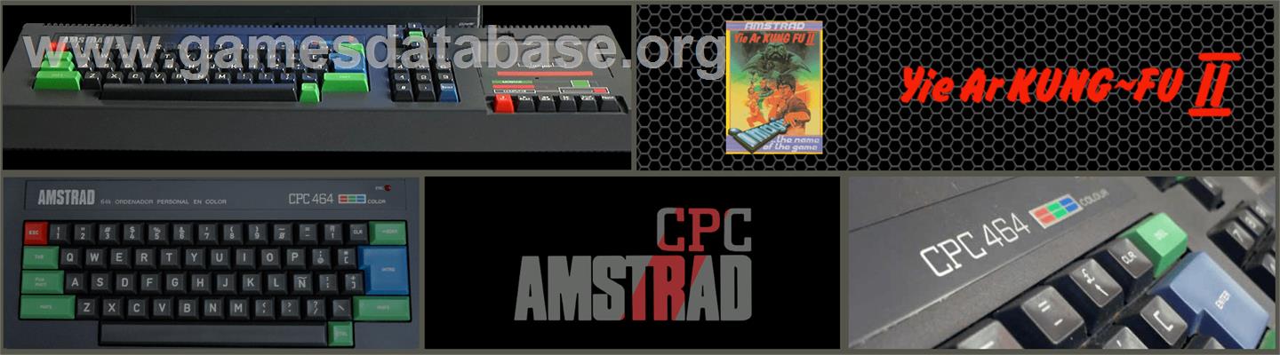 Yie Ar Kung-Fu 2 - Amstrad CPC - Artwork - Marquee