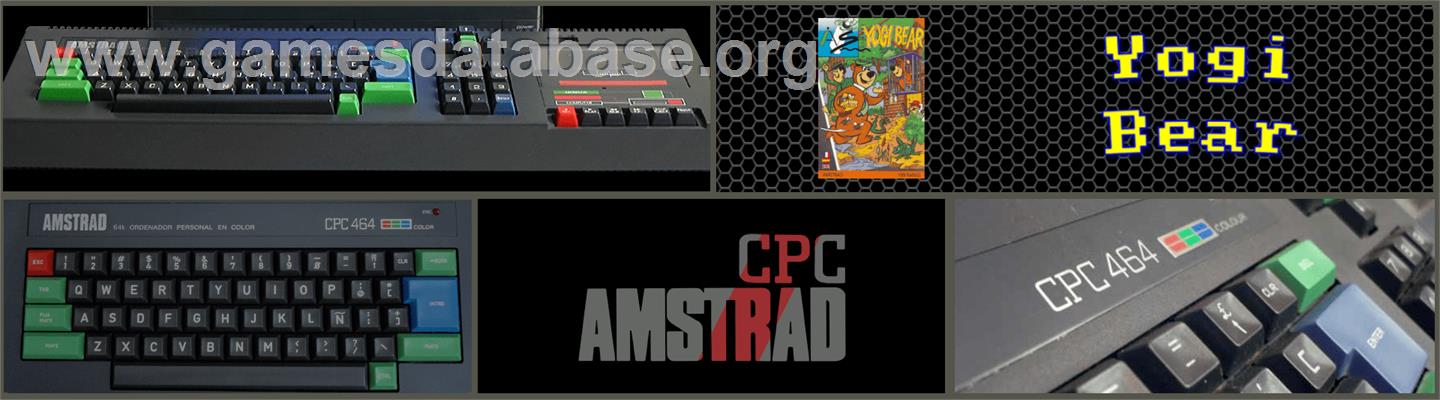 Yogi Bear - Amstrad CPC - Artwork - Marquee