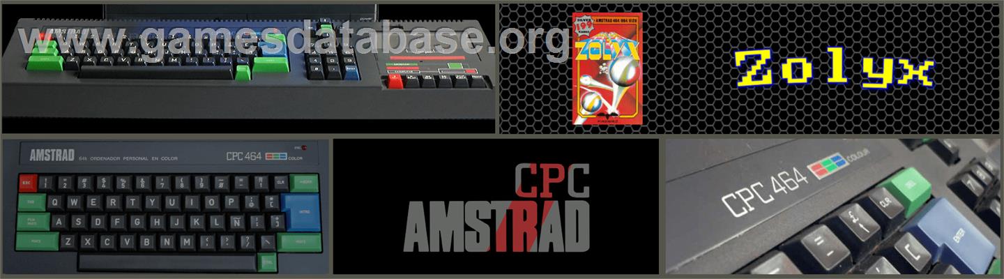 Zolyx - Amstrad CPC - Artwork - Marquee