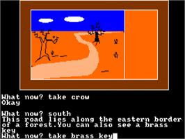In game image of 12 Lost Souls on the Amstrad CPC.