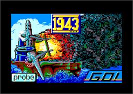 In game image of 1943 - The Battle Of Midway on the Amstrad CPC.
