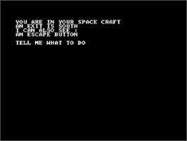In game image of Adventure C: Ship Of Doom on the Amstrad CPC.