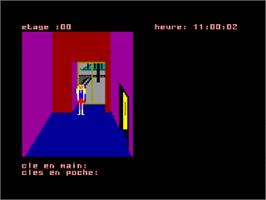 In game image of Amelie Minuit on the Amstrad CPC.
