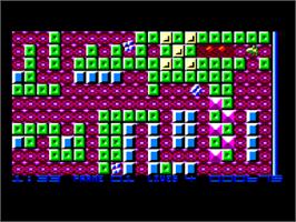 In game image of Anarchy on the Amstrad CPC.