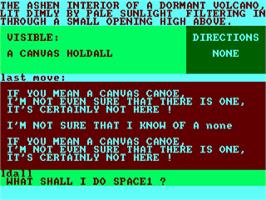 In game image of Angelique - A Grief Encounter on the Amstrad CPC.
