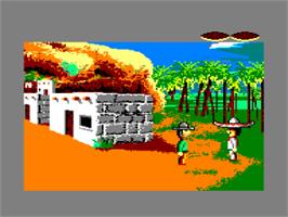 In game image of Aventures De Pepito Au Mexique, Les on the Amstrad CPC.