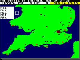 In game image of Battle Of Britain on the Amstrad CPC.