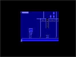 In game image of Blues Brothers on the Amstrad CPC.