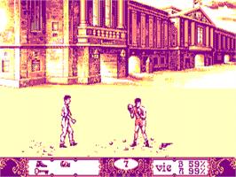 In game image of Bob Winner on the Amstrad CPC.