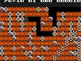 In game image of Boulder Dash 2 on the Amstrad CPC.