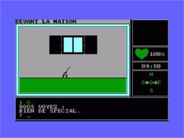 In game image of Ca Va Peter Zorglub! on the Amstrad CPC.