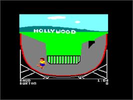 In game image of California Games on the Amstrad CPC.