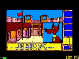 In game image of Cassette 50 on the Amstrad CPC.