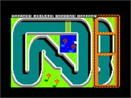 In game image of Championship Sprint on the Amstrad CPC.