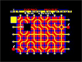 In game image of Confuzion on the Amstrad CPC.