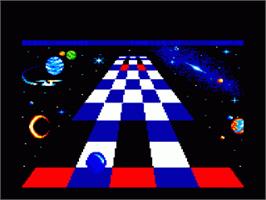 In game image of Crazy Ball on the Amstrad CPC.