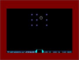 In game image of Crystal Mission on the Amstrad CPC.