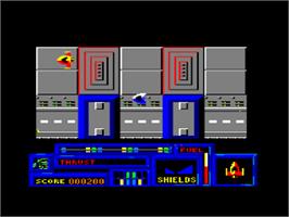 In game image of Death or Glory on the Amstrad CPC.