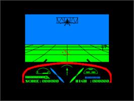 In game image of Deep Strike on the Amstrad CPC.