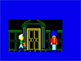 In game image of Flunky on the Amstrad CPC.