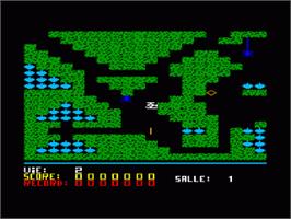 In game image of Fox on the Amstrad CPC.