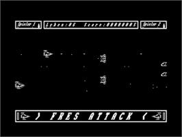 In game image of Fres Attack on the Amstrad CPC.