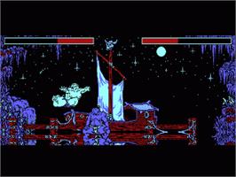 In game image of Fres Fighter 2 Turbo on the Amstrad CPC.