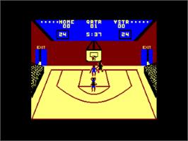 In game image of GBA Championship Basketball: Two-on-Two on the Amstrad CPC.