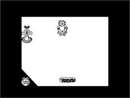 In game image of Garfield: Winter's Tail on the Amstrad CPC.