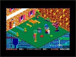 In game image of Get Dexter on the Amstrad CPC.